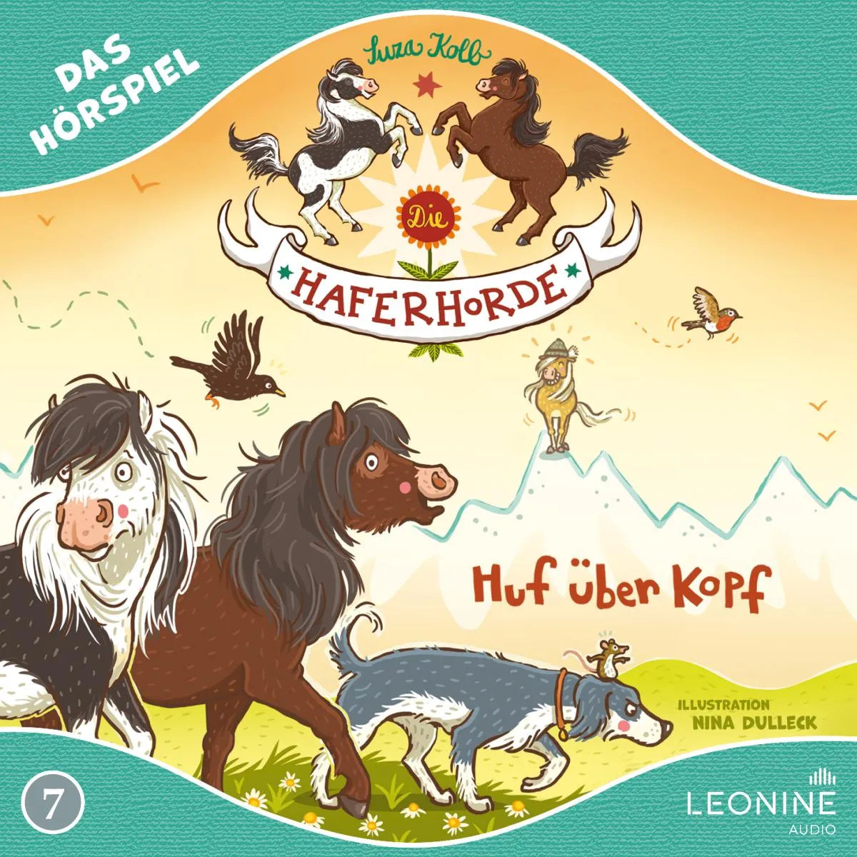 Cover: Die Haferhorde - Huf über Kopf (Hörbuch Download) von Suza Kolb