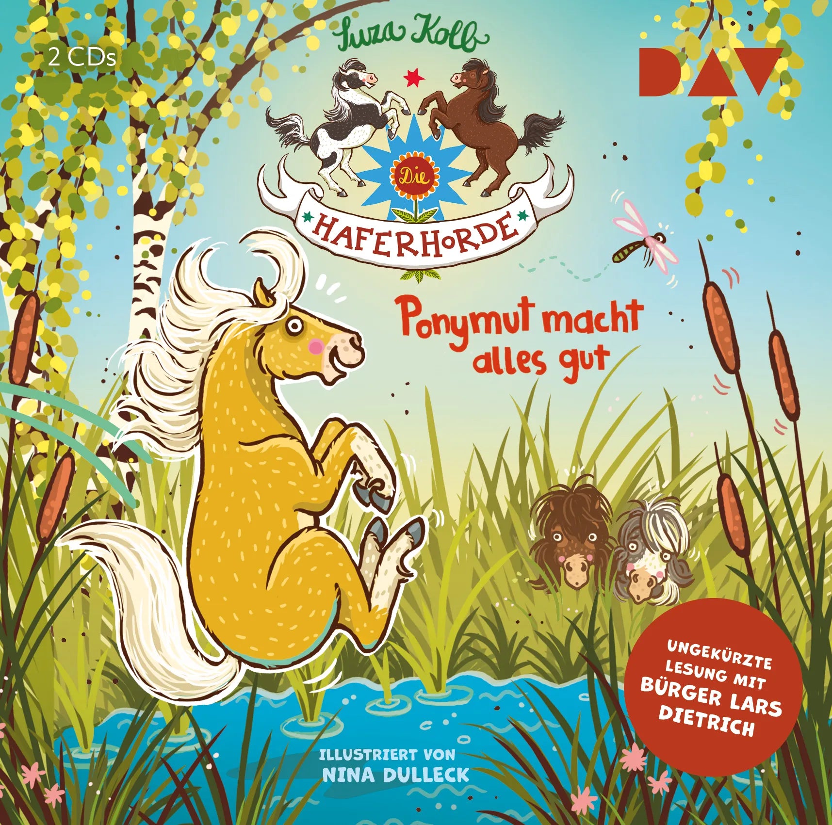 Buchcover von 'Die Haferhorde – Teil 21: Ponymut macht alles gut' - Hörbuch (CD) von Suza Kolb