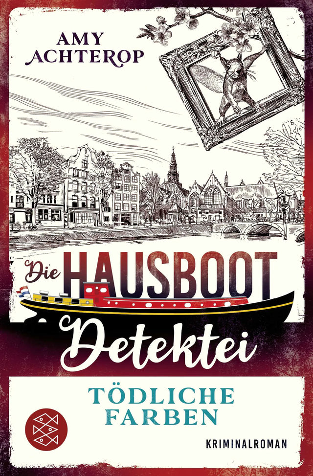 Buchcover von 'Die Hausboot-Detektei - Tödliche Farben' - Taschenbuch von Amy Achterop