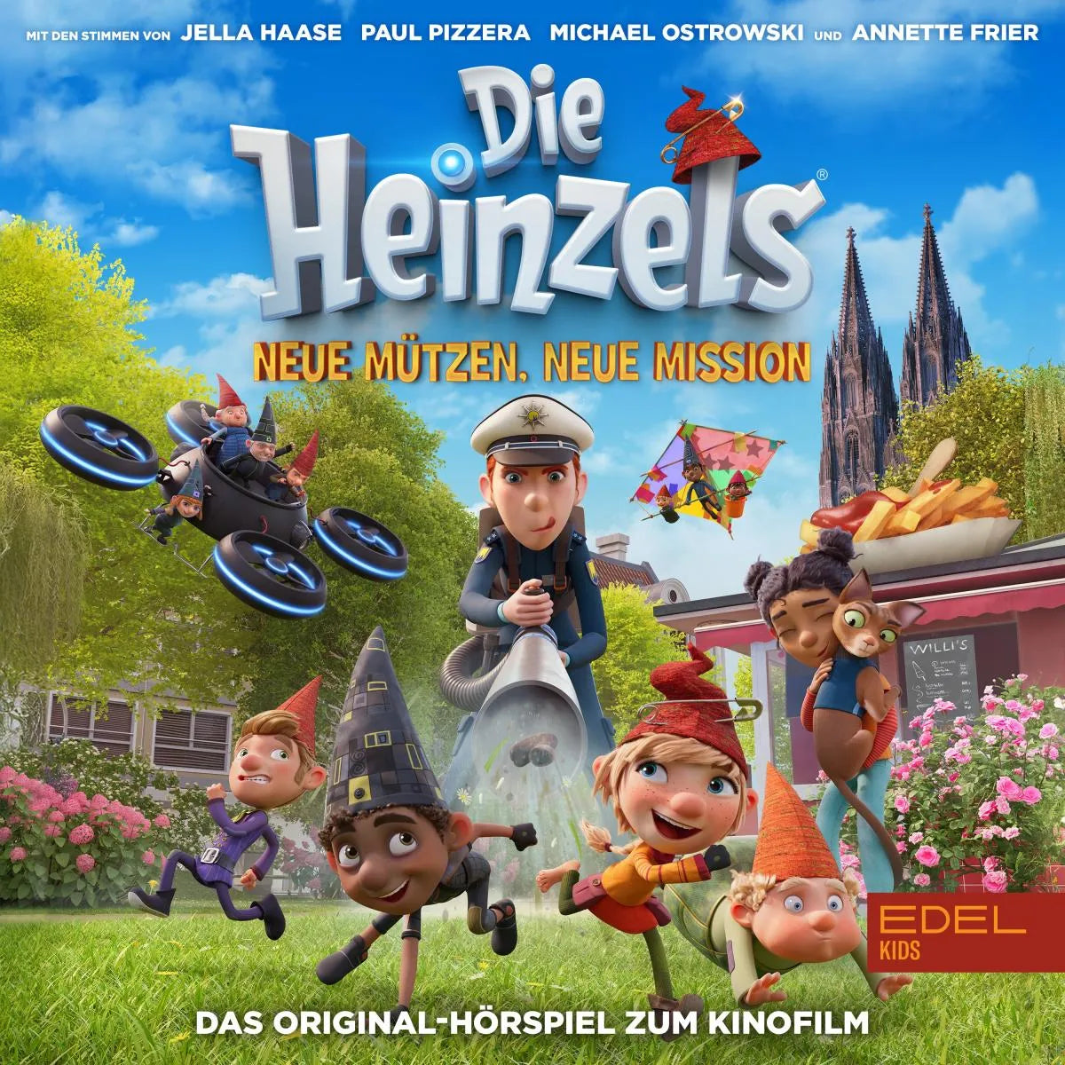 Cover: Die Heinzels - Neue Mützen neue Mission (Hörbuch Download) von Angela Strunck