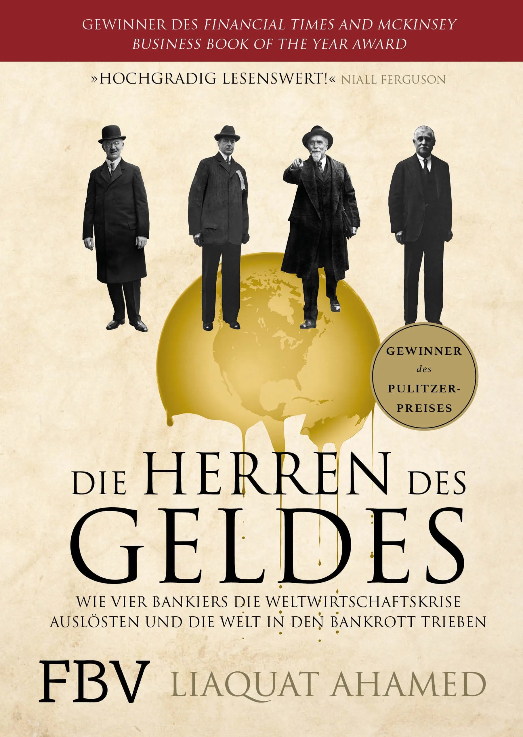 Buchcover von 'Die Herren des Geldes' - Gebundene Ausgabe von Liaquat Ahamed