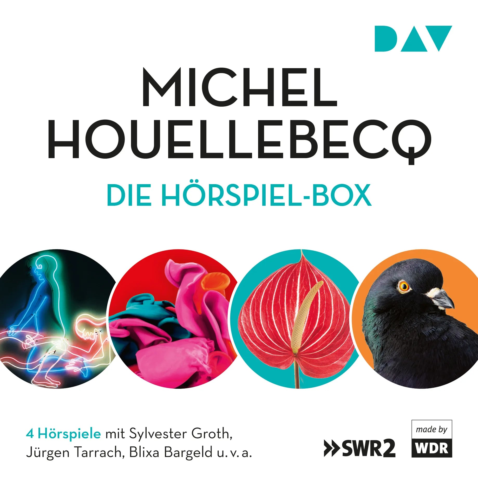 Buchcover von 'Die Hörspiel-Box' - Hörbuch (CD) von Michel Houellebecq