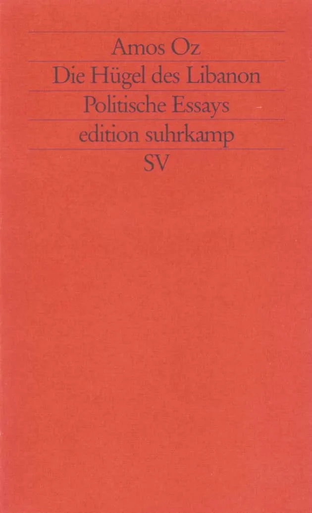 Buchcover von 'Die Hügel des Libanon' - Taschenbuch von Amos Oz