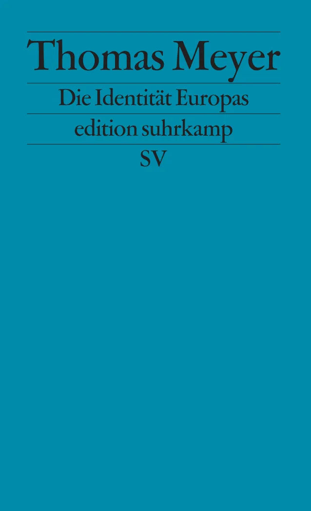 Buchcover von 'Die Identität Europas' - Taschenbuch von Thomas Meyer