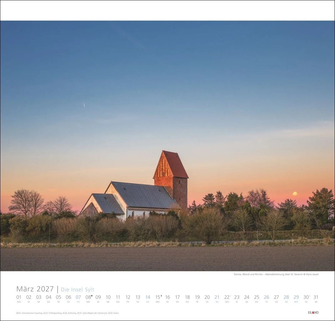 Die Insel Sylt Edition Kalender 2027 - Hans Jessel – Ansicht