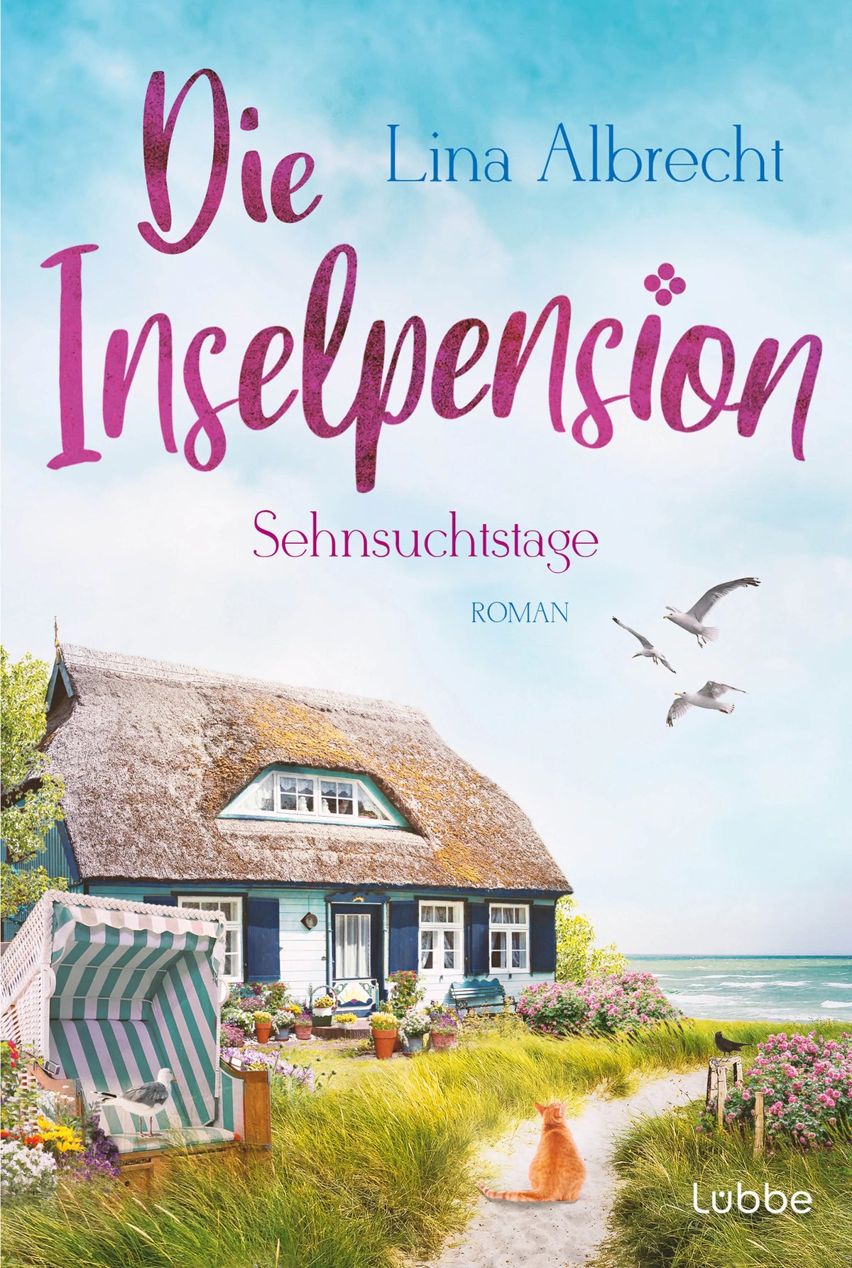 Buchcover von 'Die Inselpension – Sehnsuchtstage' - Taschenbuch von Lina Albrecht
