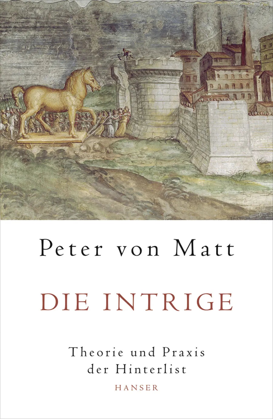 Buchcover von 'Die Intrige' - Gebundene Ausgabe von Peter von Matt