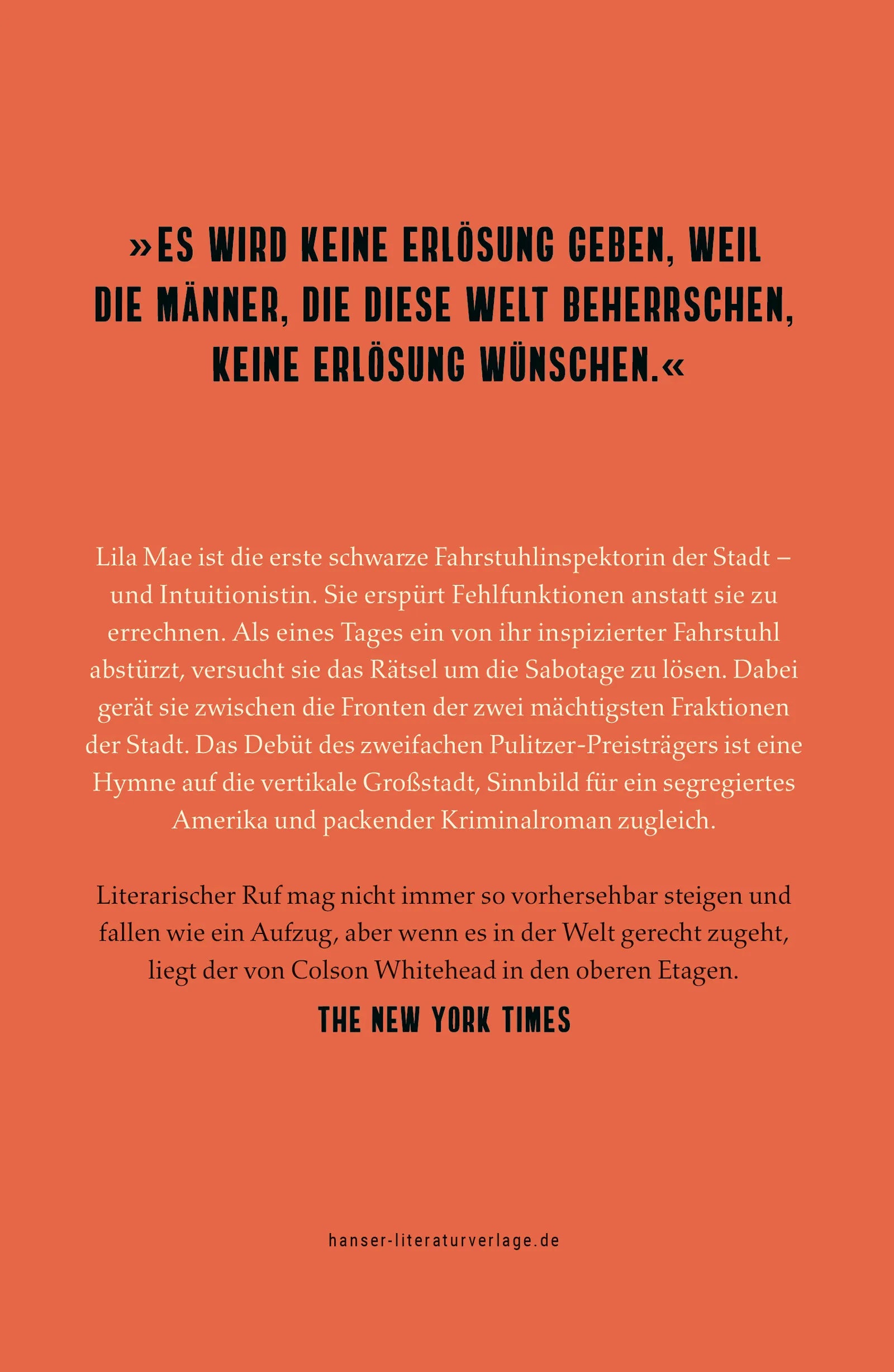 Colson Whitehead - Die Intuitionistin