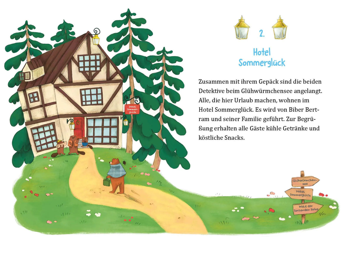 Detailansicht: Die Jahreszeiten-Detektive – Sommerspuk im Waldsee (Hardcover)