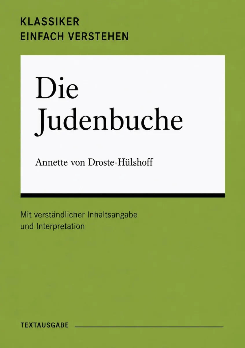 Cover: Die Judenbuche (E-Book) von Annette von Droste-Hülshoff