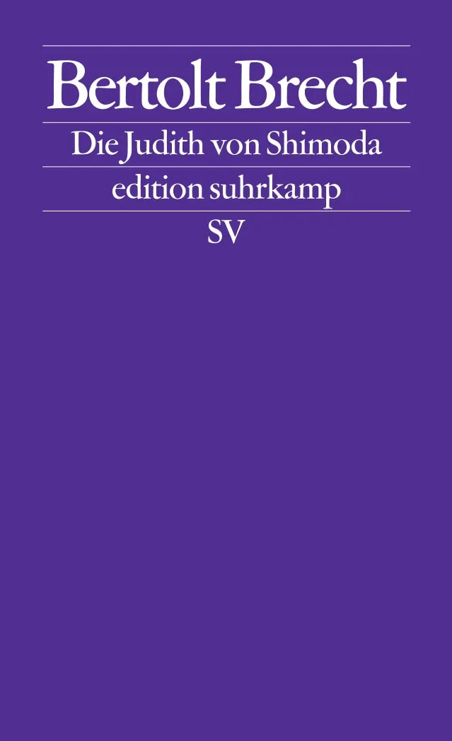 Buchcover von 'Die Judith von Shimoda' - Taschenbuch von Bertolt Brecht