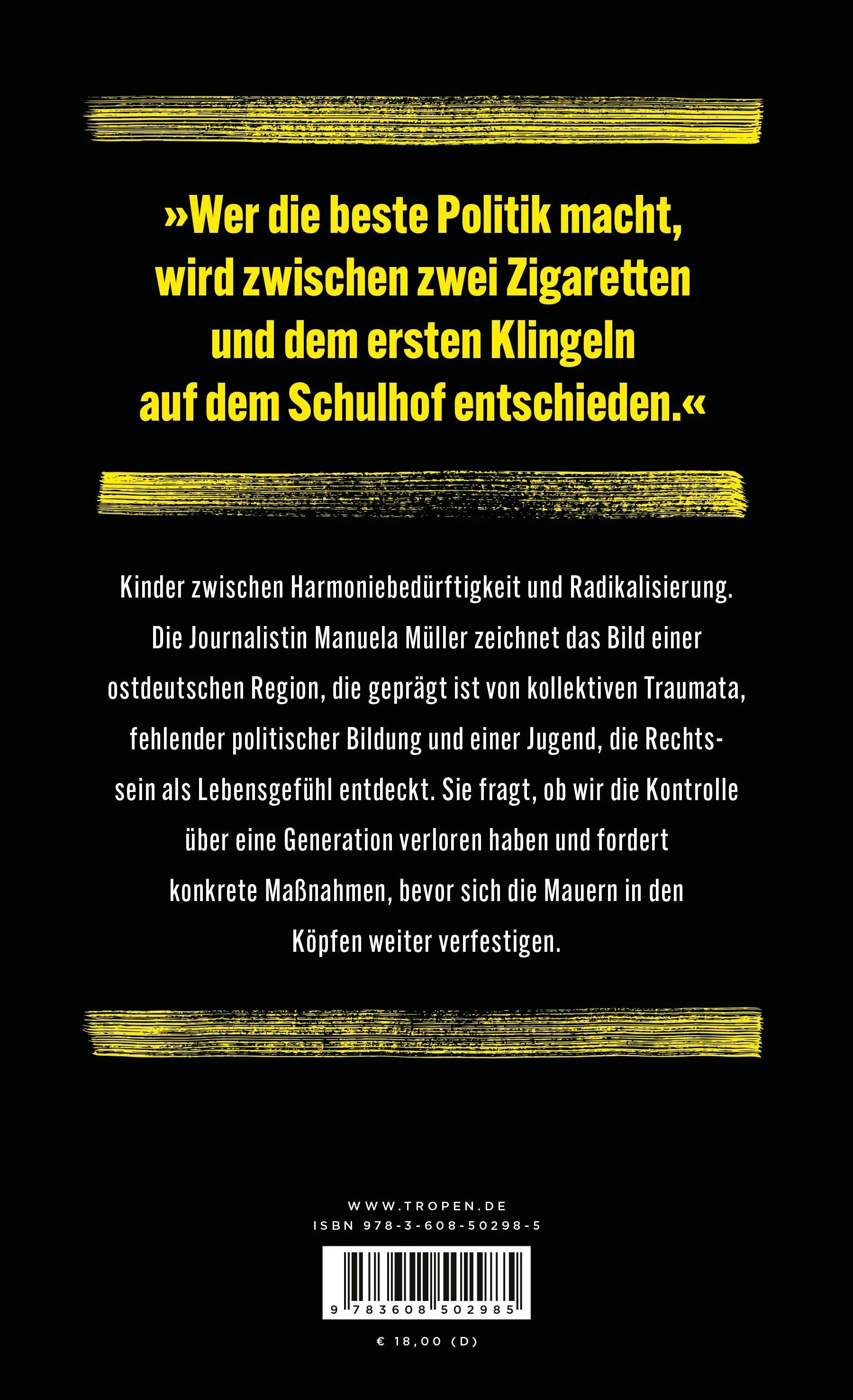 Rückseite: Die Jugend malt wieder Hakenkreuze (Paperback)