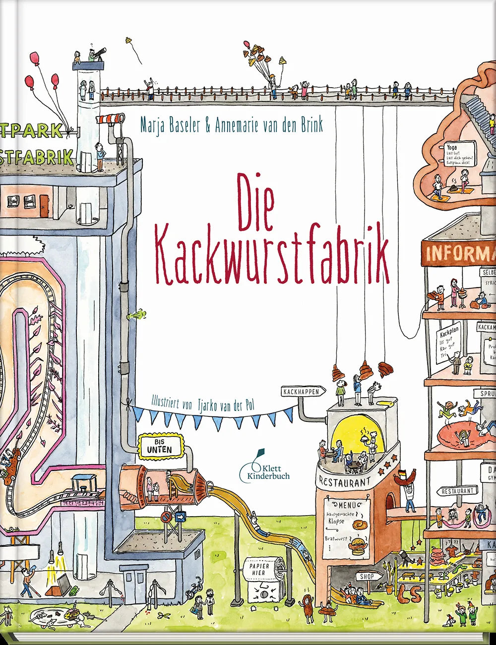 Cover: Die Kackwurstfabrik (Hardcover) von Marja Baseler