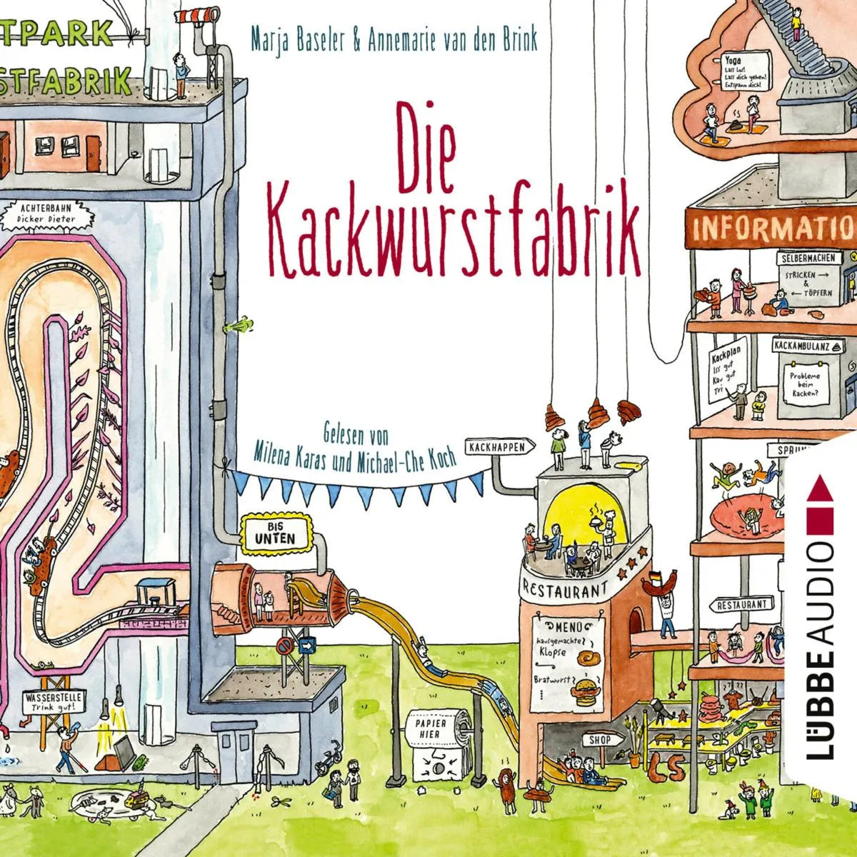 Cover: Die Kackwurstfabrik (Hörbuch Download) von Marja Baseler