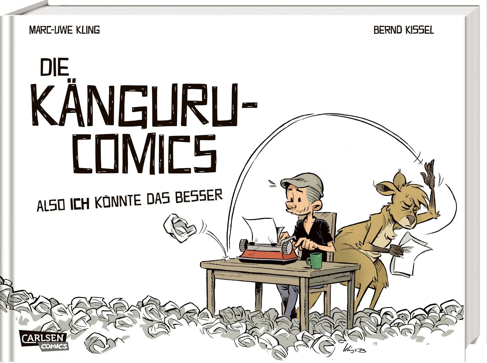 Buchcover von 'Die Känguru-Comics 1: Also ICH könnte das besser' - Gebundene Ausgabe von Marc-Uwe Kling