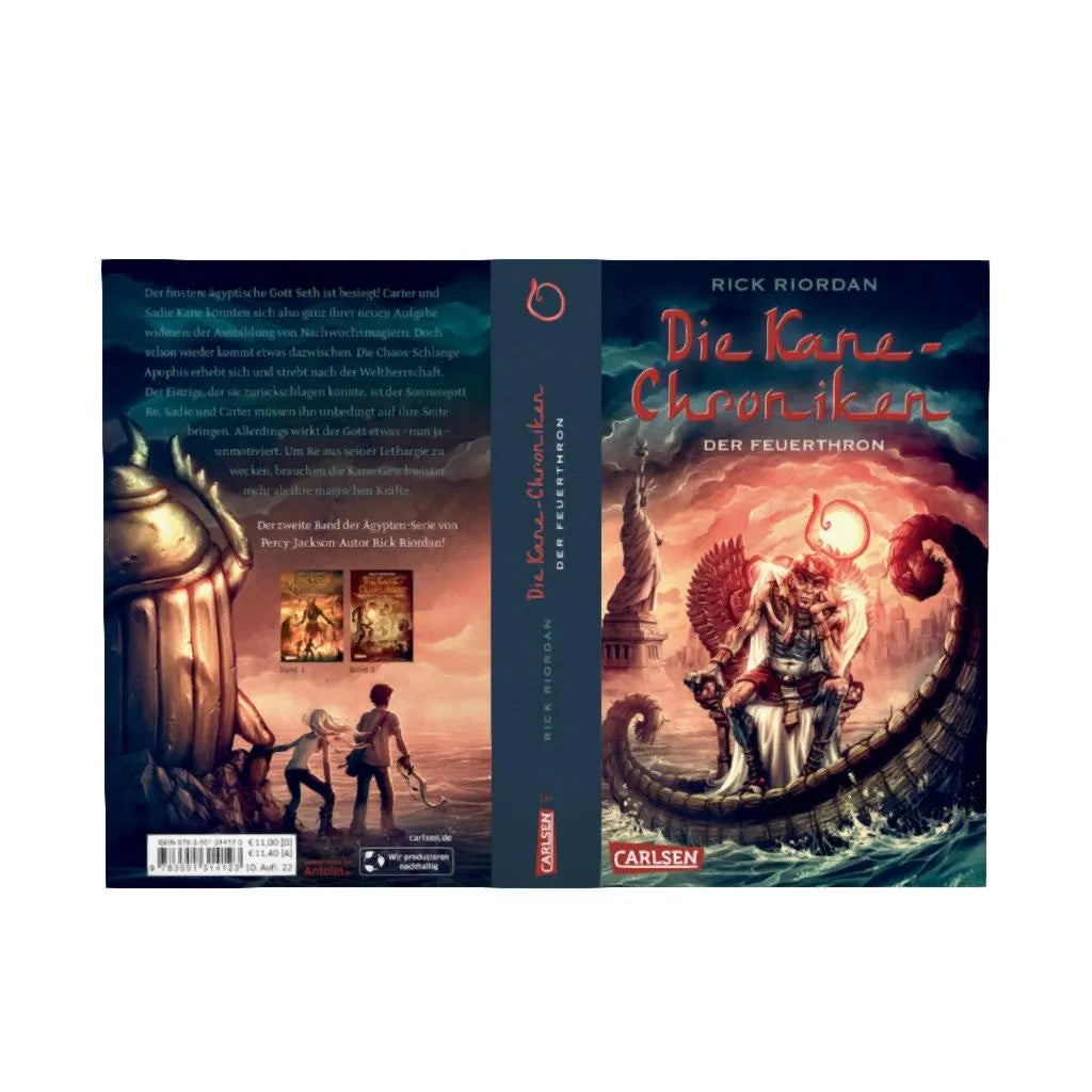 Produktansicht: Die Kane-Chroniken 2: Der Feuerthron (Taschenbuch)