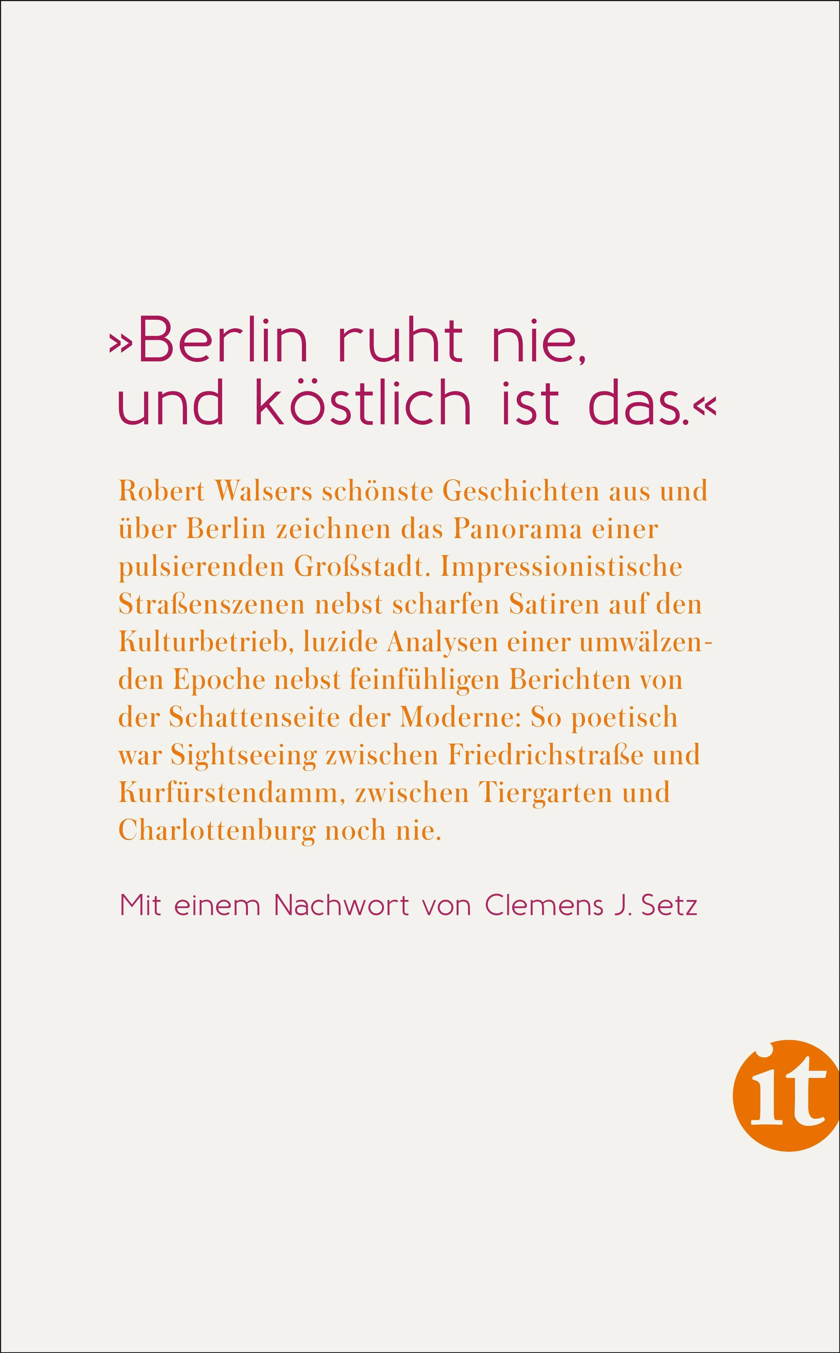 Buchrückseite von 'Die kleine Berlinerin' mit Klappentext - Taschenbuch