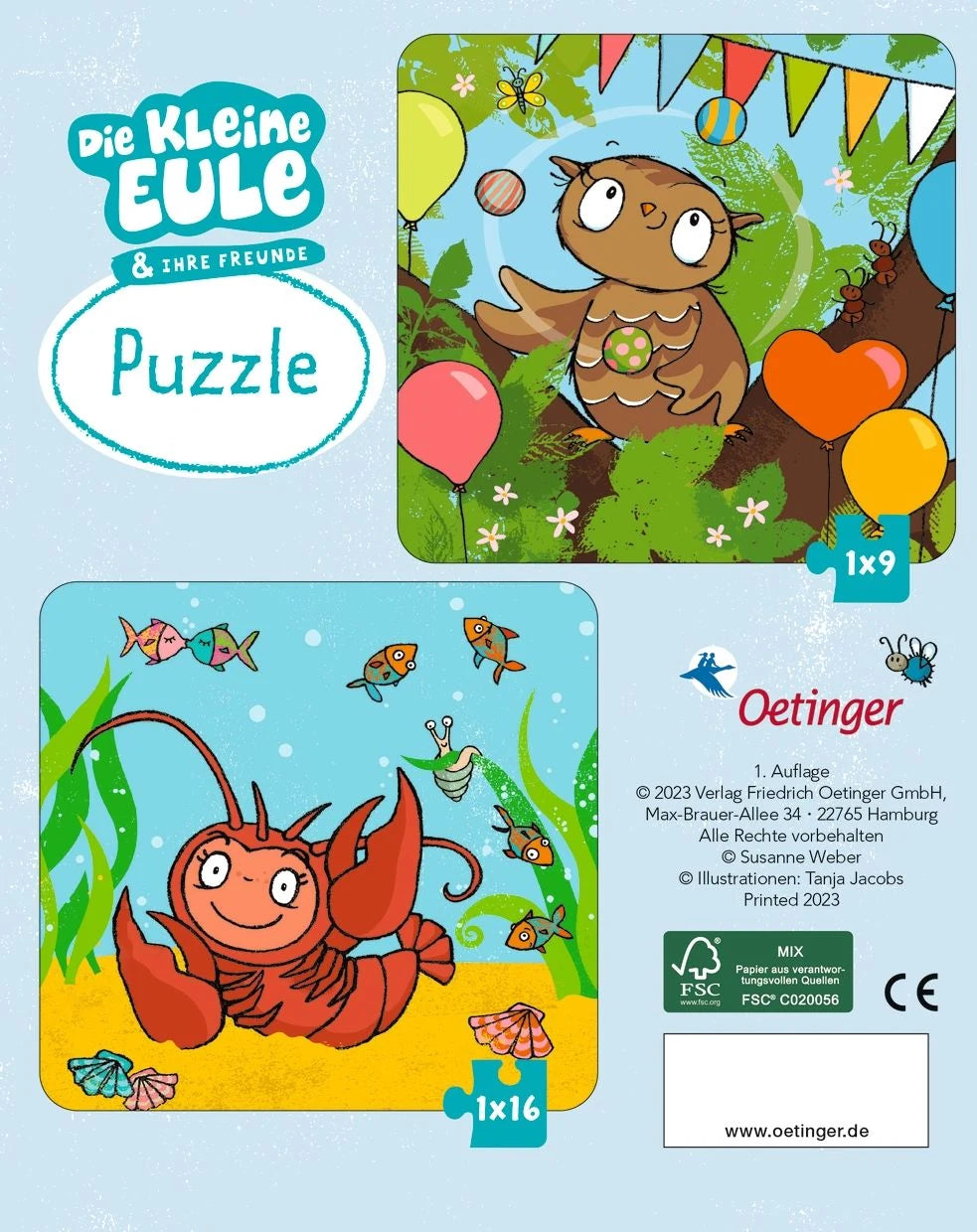 Die kleine Eule. Puzzle – Ansicht