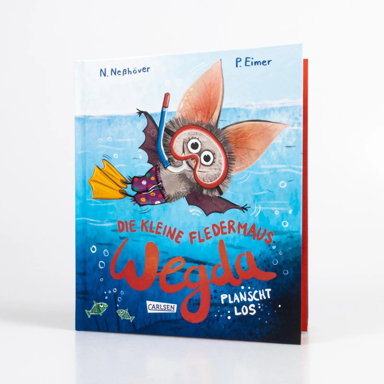 Produktansicht: Die kleine Fledermaus Wegda: Wegda planscht los (Gebundene Ausgabe)