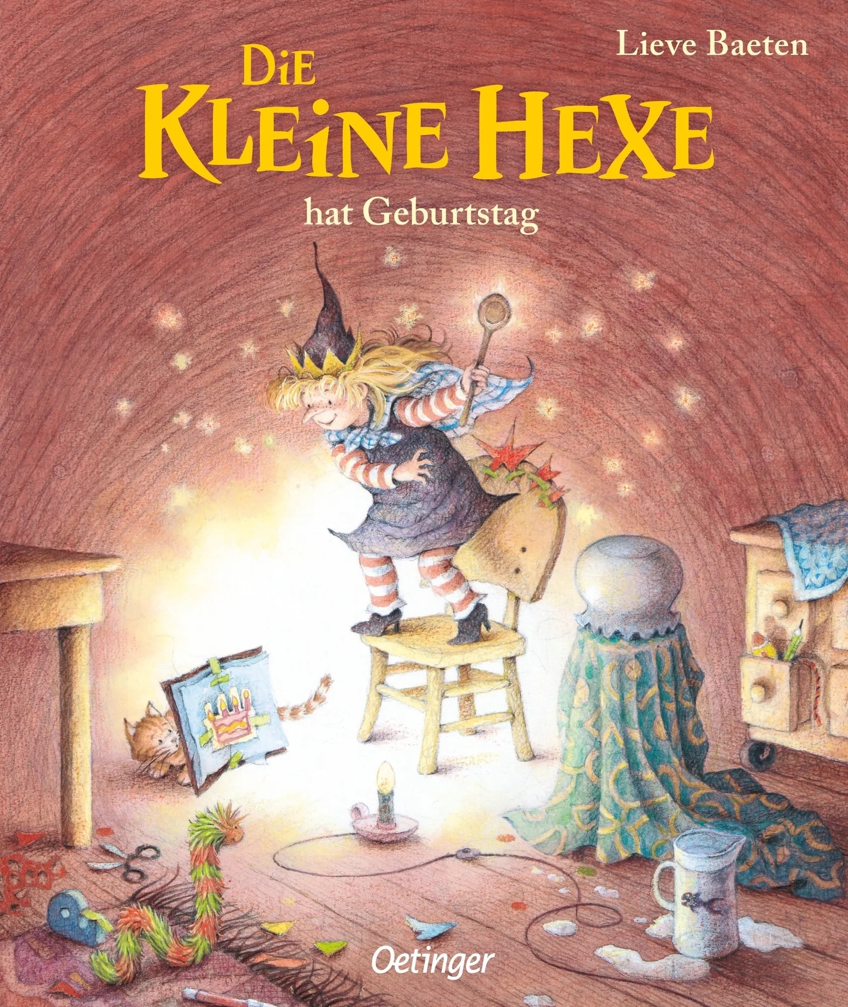 Buchcover von 'Die kleine Hexe hat Geburtstag' - Gebundene Ausgabe von Lieve Baeten