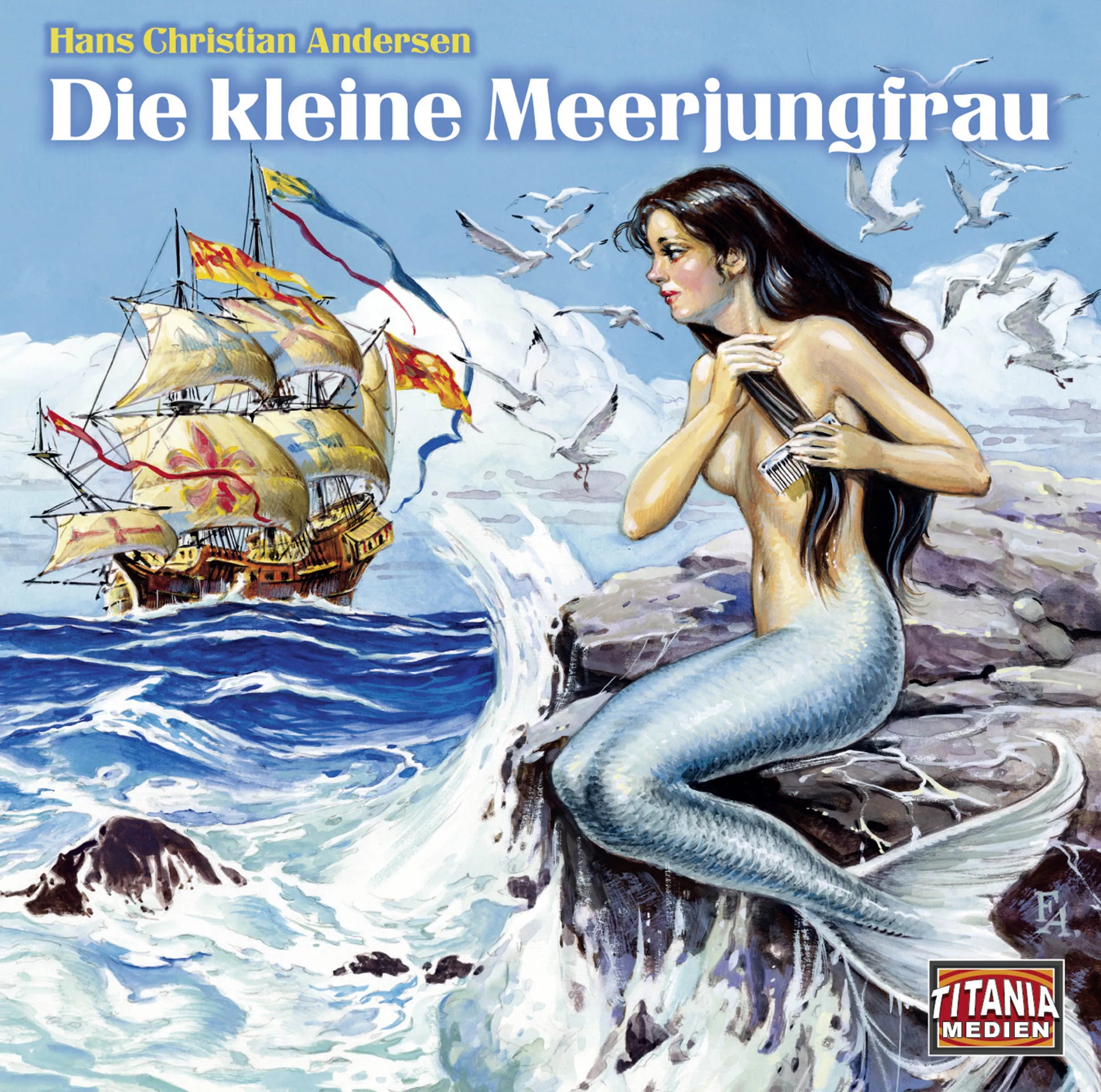 Buchcover von 'Die kleine Meerjungfrau' - Hörbuch (CD) von Hans Christian Andersen