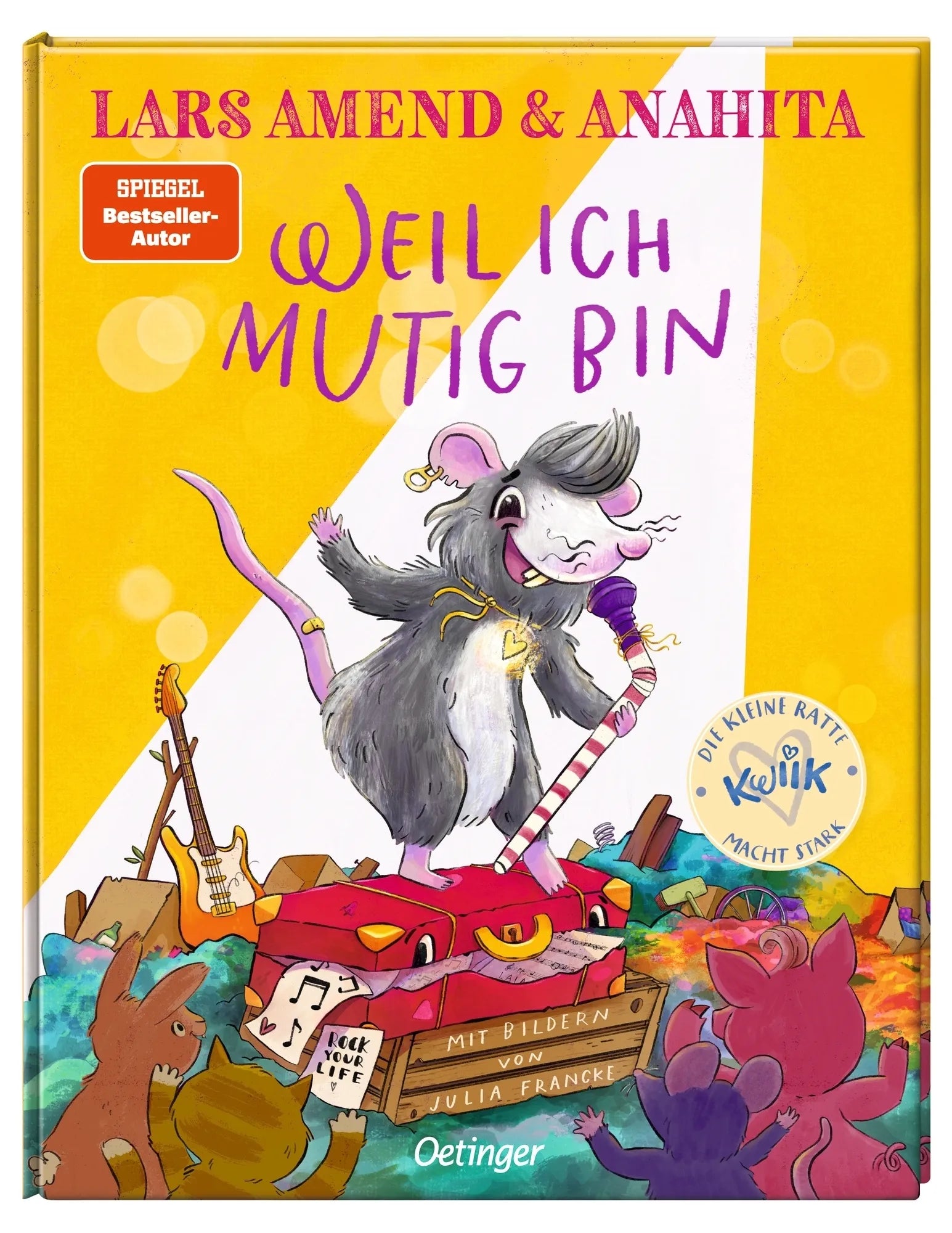 Produktansicht: Die kleine Ratte Kwiik macht stark. Weil ich mutig bin (Gebundene Ausgabe)