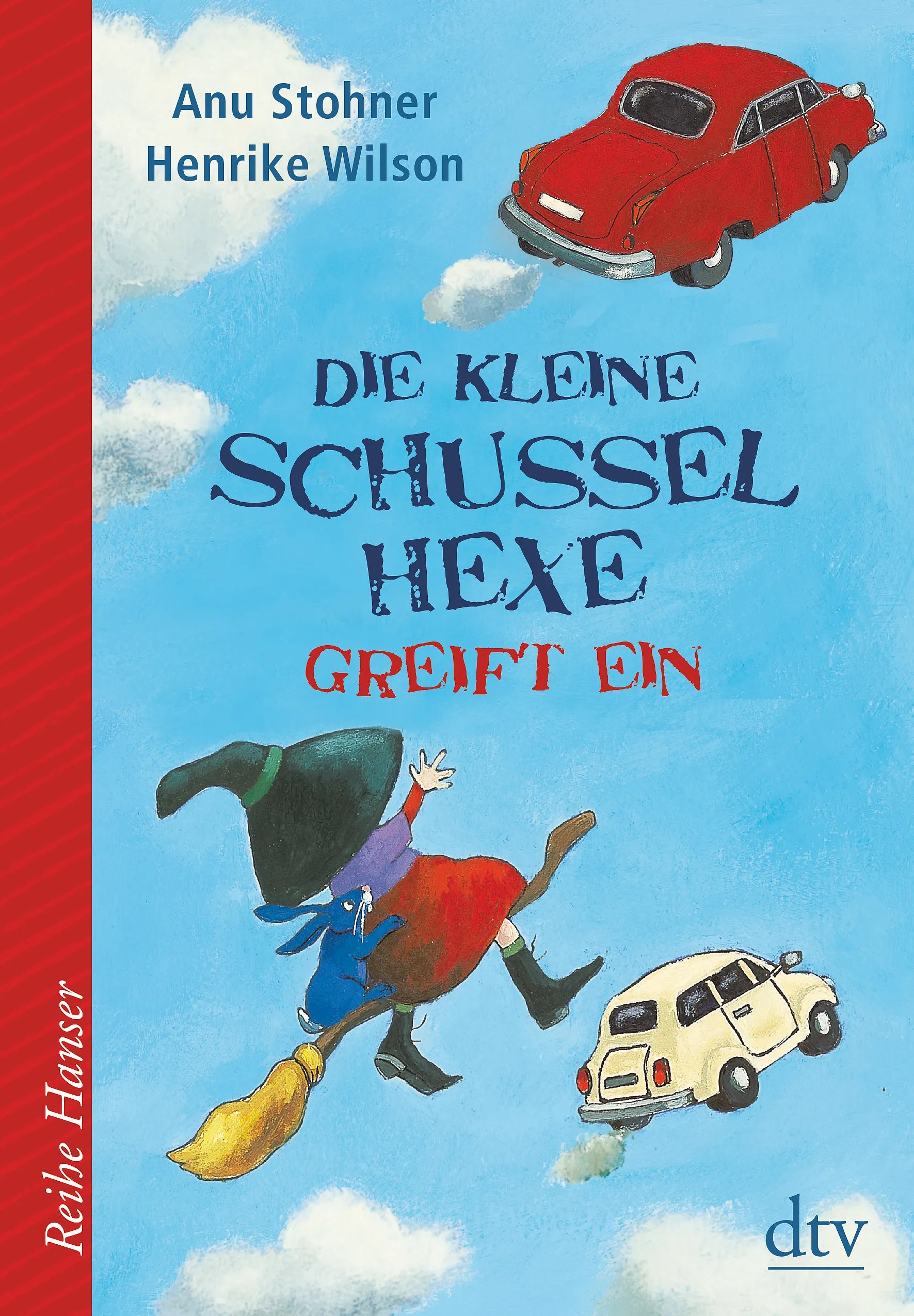 Buchcover von 'Die kleine Schusselhexe greift ein' - Gebundene Ausgabe von Anu Stohner
