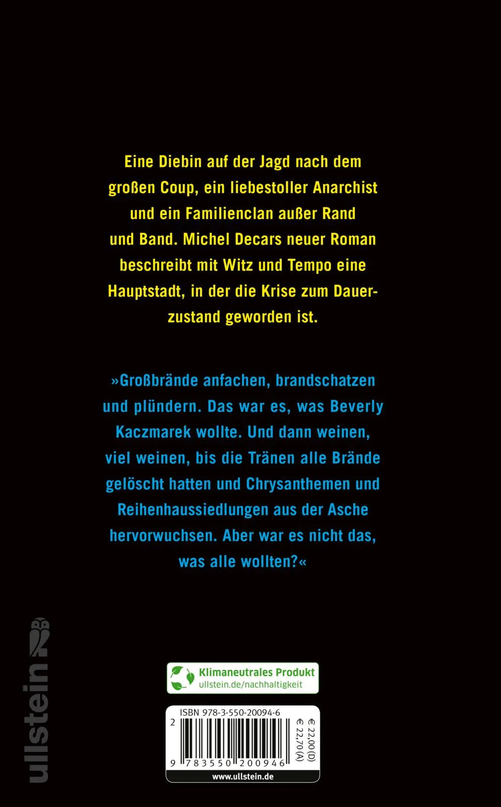 Buchrückseite von 'Die Kobra von Kreuzberg' mit Klappentext - Gebundene Ausgabe