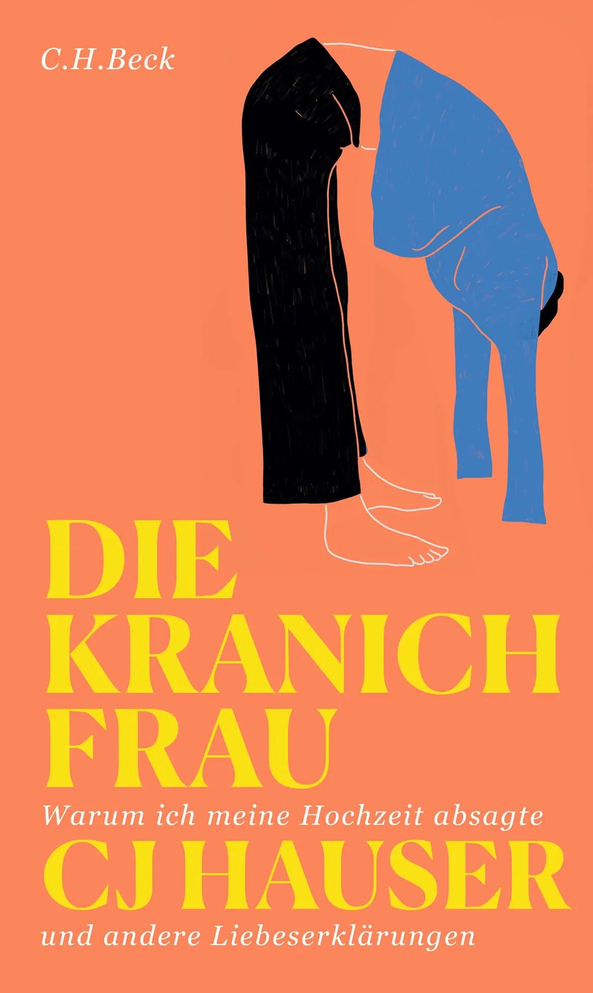 Buchcover von 'Die Kranichfrau' - Gebundene Ausgabe von CJ Hauser