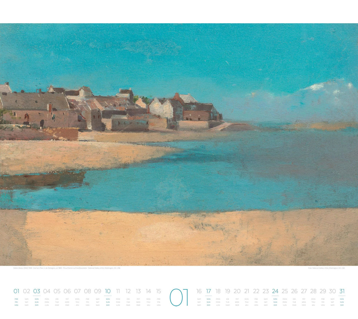 Die Kunst der Stille Kalender 2027 – Ansicht