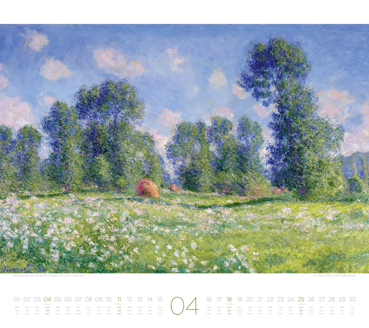 Die Kunst der Stille Kalender 2027 – Ansicht