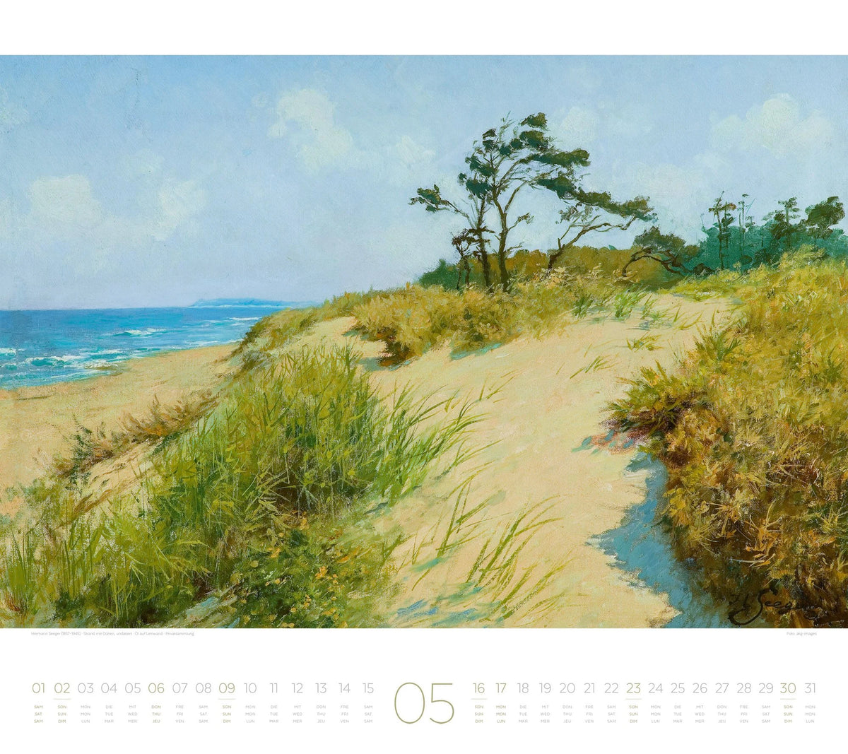 Die Kunst der Stille Kalender 2027 – Ansicht