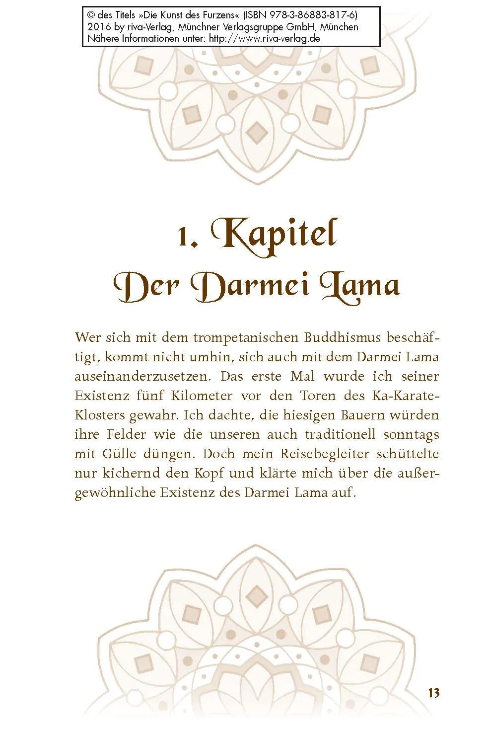 Innenansicht von 'Die Kunst des Furzens' - Gebundene Ausgabe