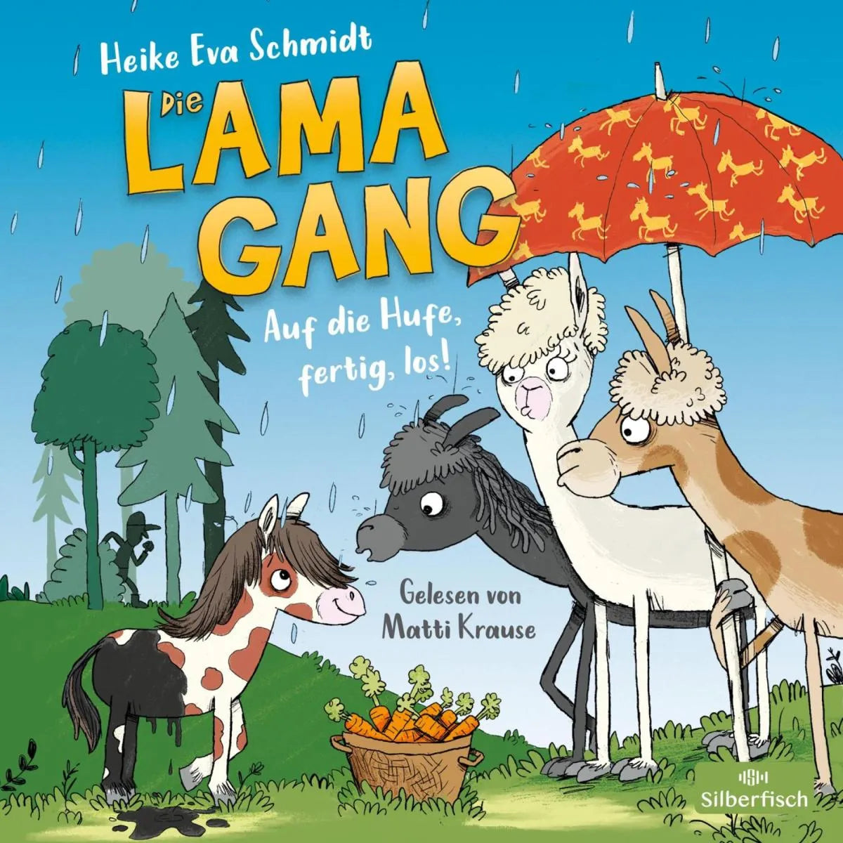 Cover: Die Lama-Gang. Mit Herz & Spucke 4: Auf die Hufe, fertig los! (Hörbuch Download) von Heike Eva Schmidt