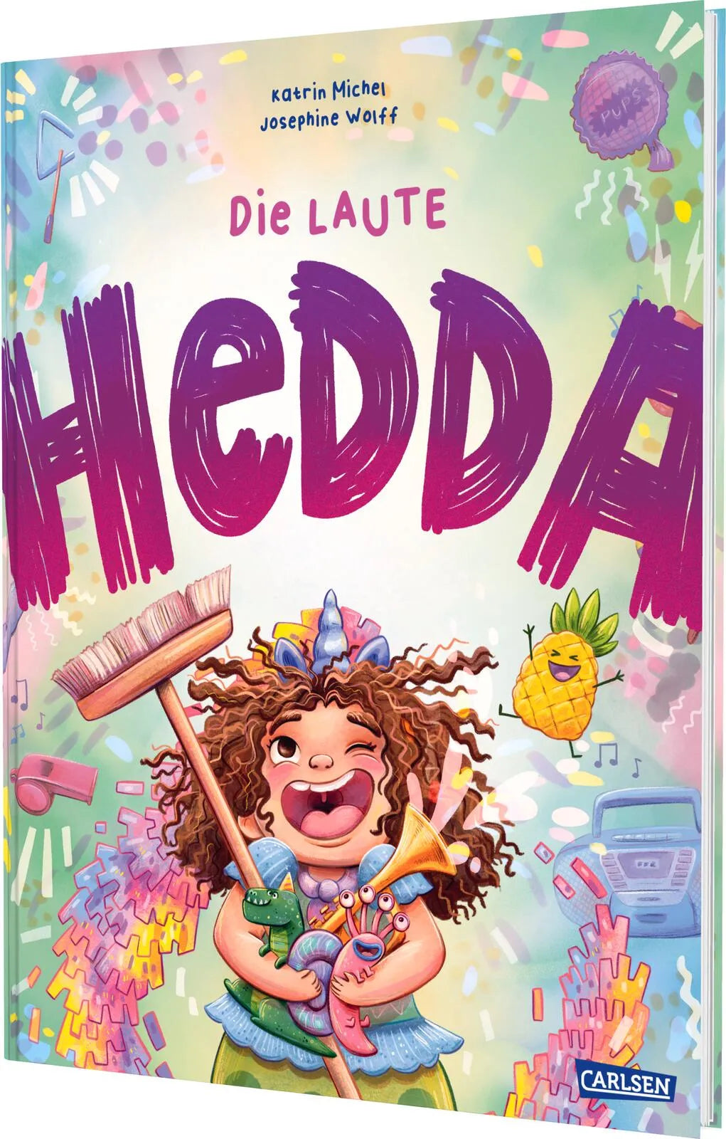 Buchcover von 'Die laute Hedda' - Gebundene Ausgabe von Katrin Michel