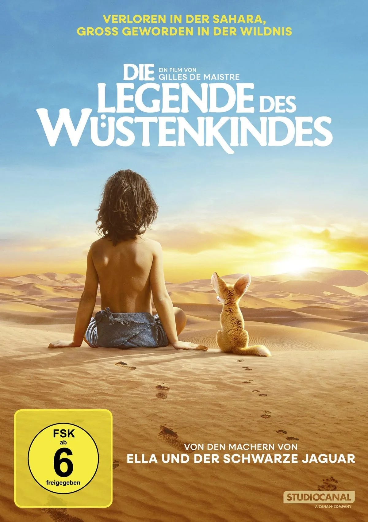 DVD-Cover: Die Legende des Wüstenkindes. Regie: Gilles de Maistre