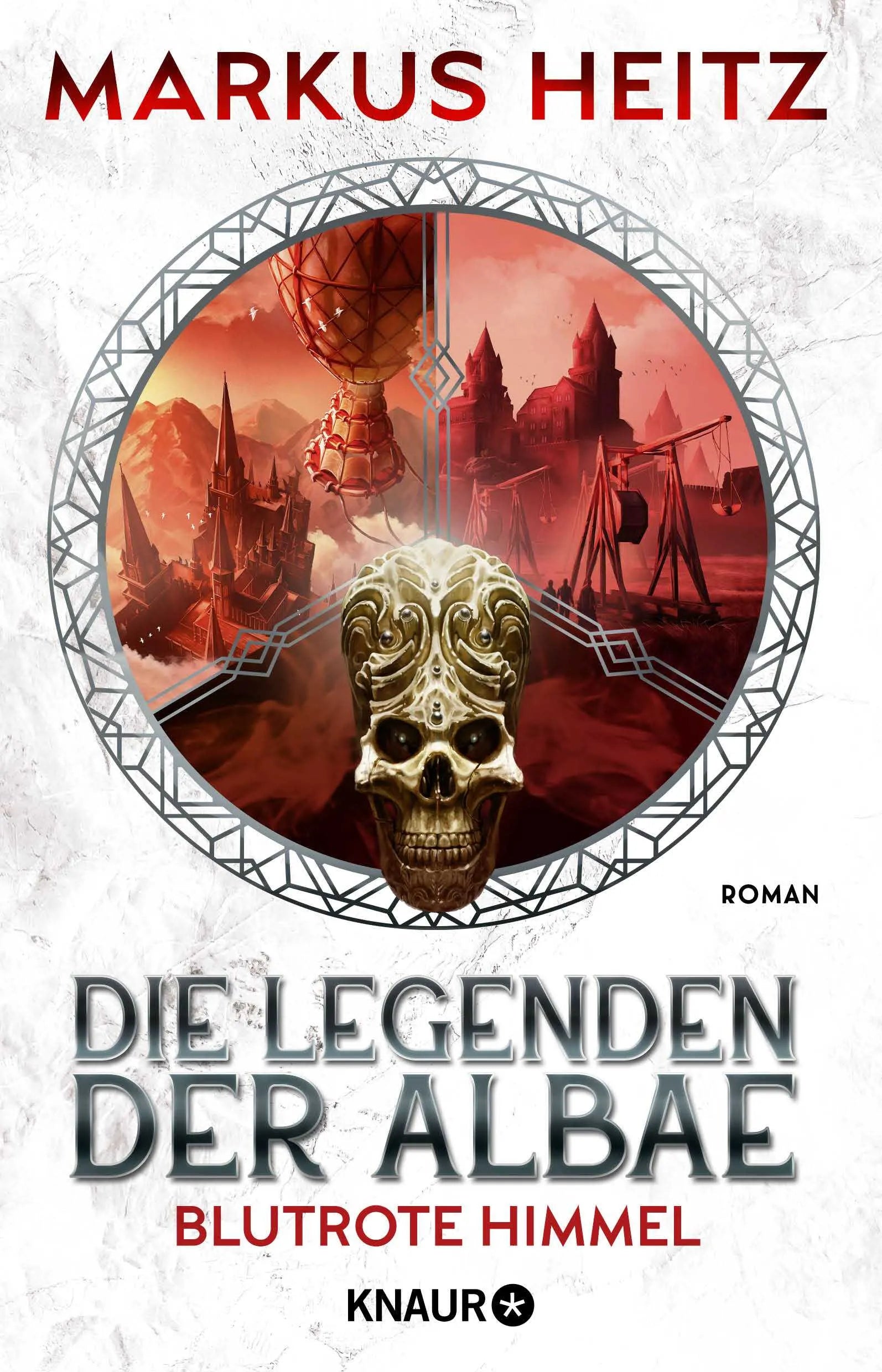 Buchcover von 'Die Legenden der Albae - Blutrote Himmel' - Paperback von Markus Heitz