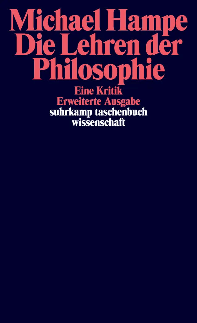 Buchcover von 'Die Lehren der Philosophie' - Taschenbuch von Michael Hampe