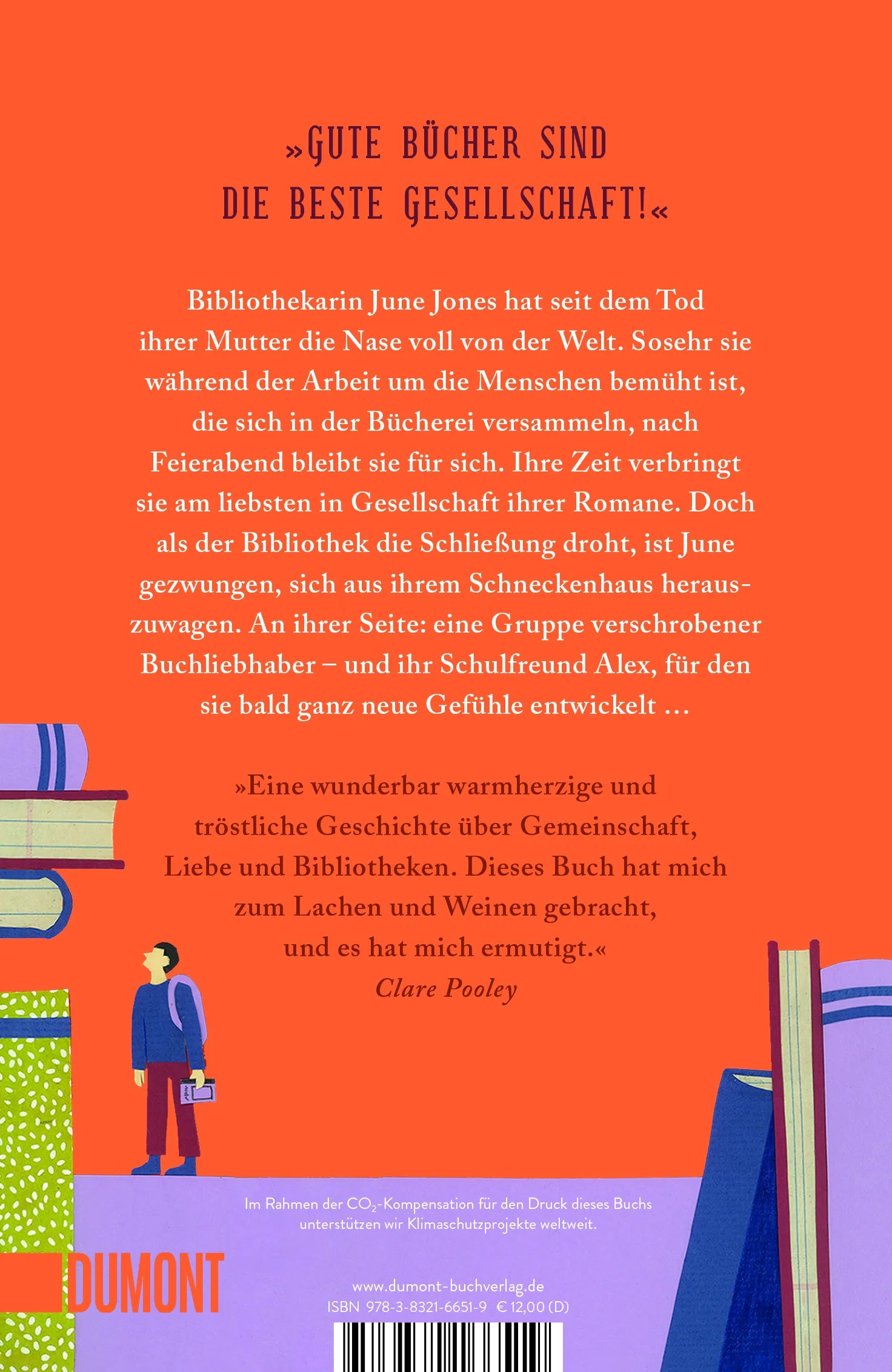 Buchrückseite von 'Die letzte Bibliothek der Welt' mit Klappentext - Taschenbuch