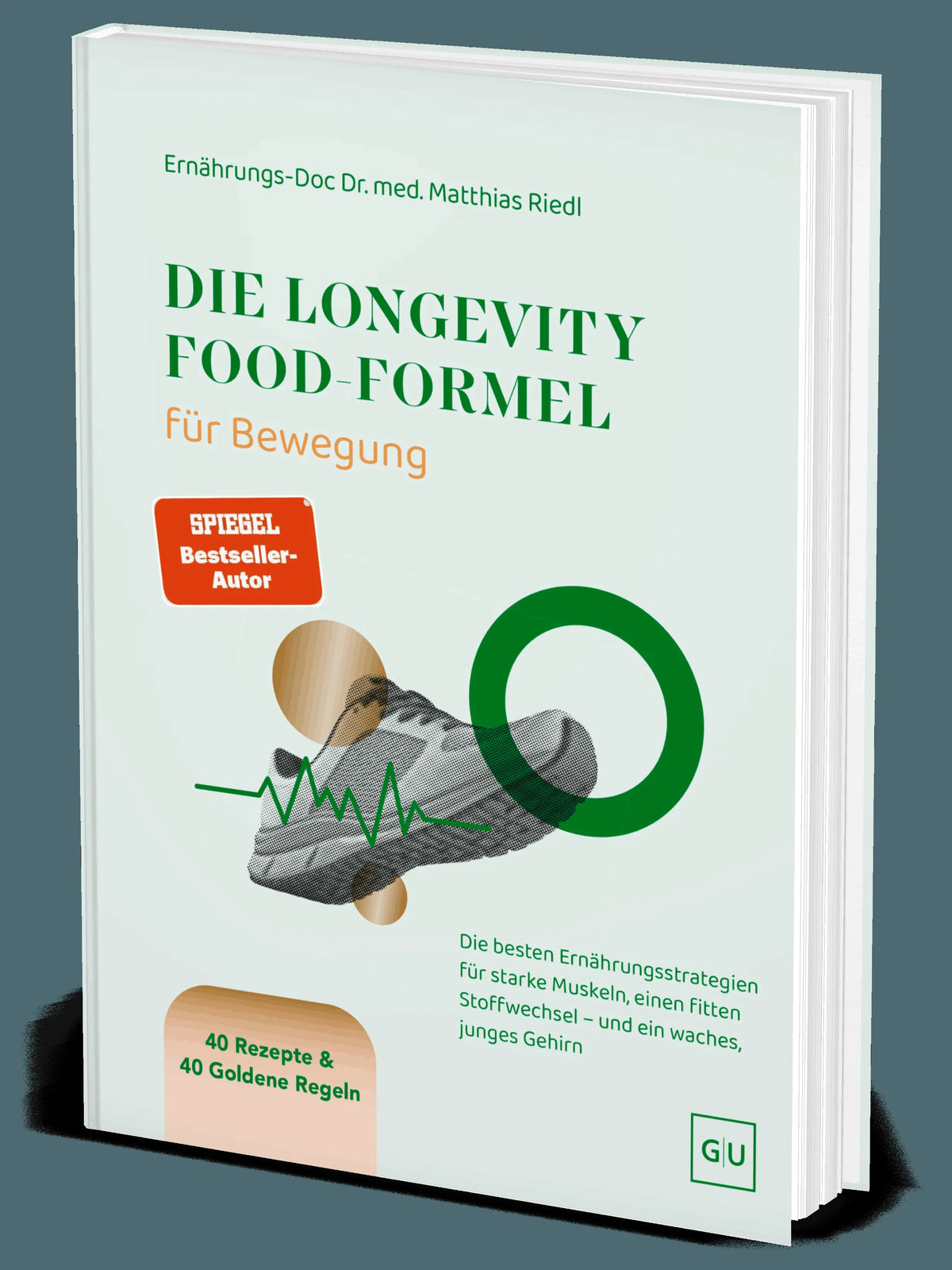Cover: Die Longevity-Food-Formel Bewegung (Hardcover) von Matthias Riedl