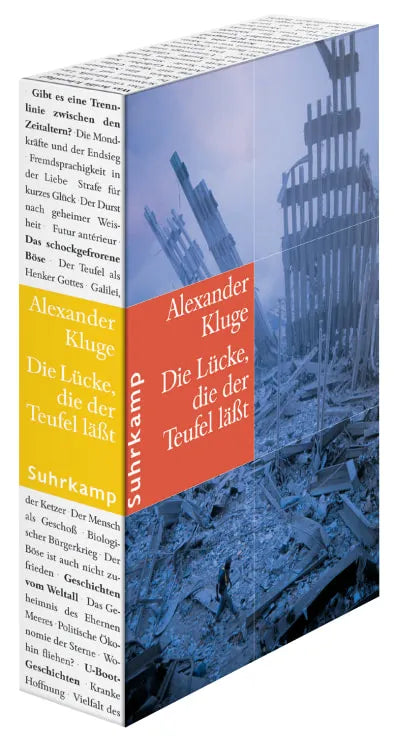 Buchcover von 'Die Lücke, die der Teufel läßt' - Gebundene Ausgabe von Alexander Kluge