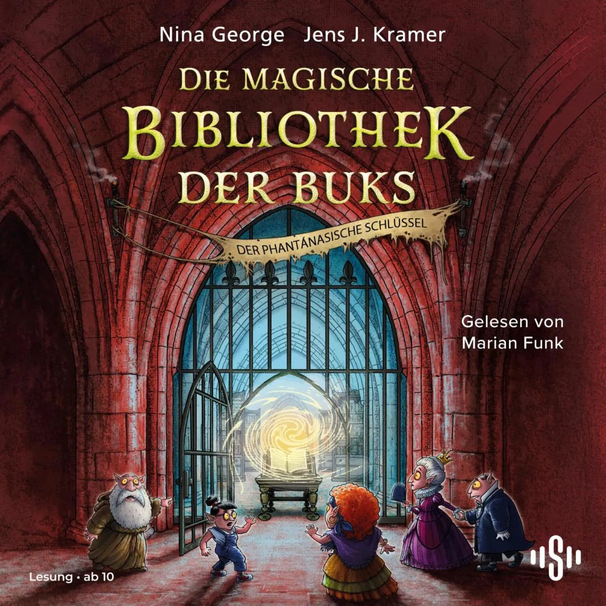 Cover: Die magische Bibliothek der Buks 3: Der Phantánasische Schlüssel (Hörbuch Download) von Nina George