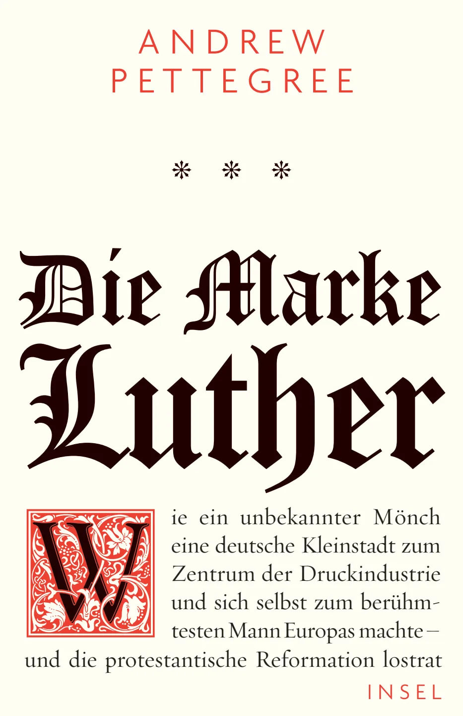 Buchcover von 'Die Marke Luther' - Gebundene Ausgabe von Andrew Pettegree
