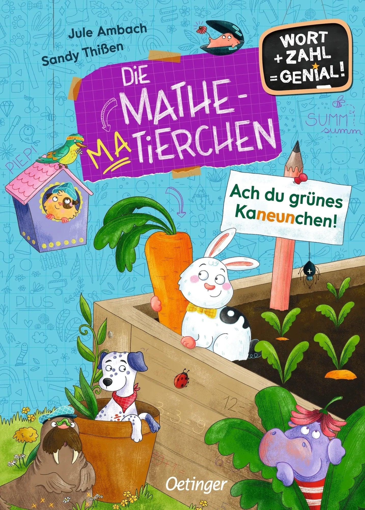 Buchcover von 'Die Mathematierchen. Ach du grünes Kaneunchen!' - Gebundene Ausgabe von Jule Ambach