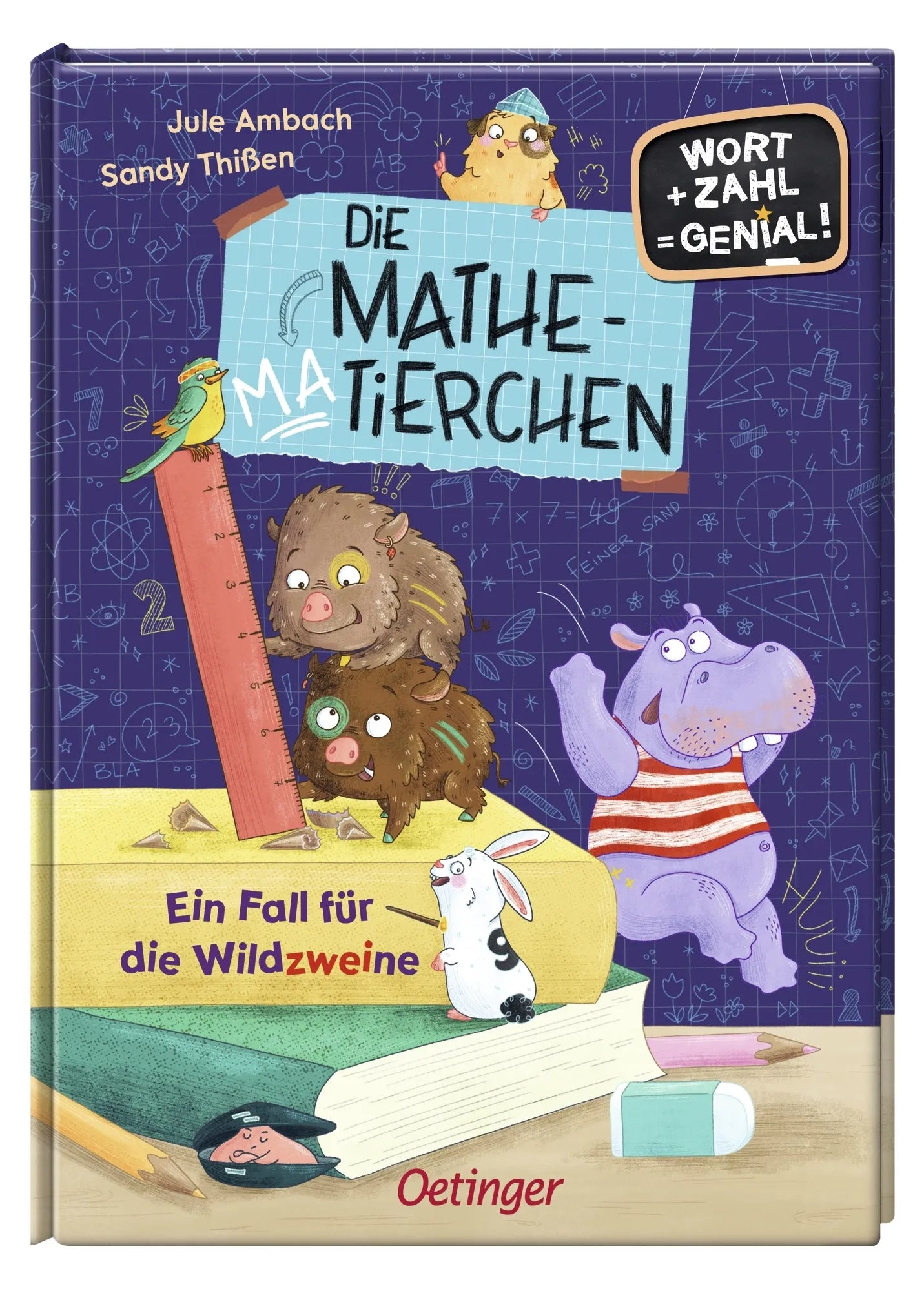 Produktansicht: Die Mathematierchen. Ein Fall für die Wildzweine (Gebundene Ausgabe)