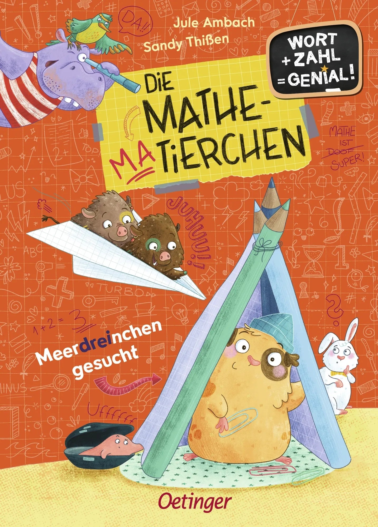 Buchcover von 'Die Mathematierchen. Meerdreinchen gesucht' - Gebundene Ausgabe von Jule Ambach