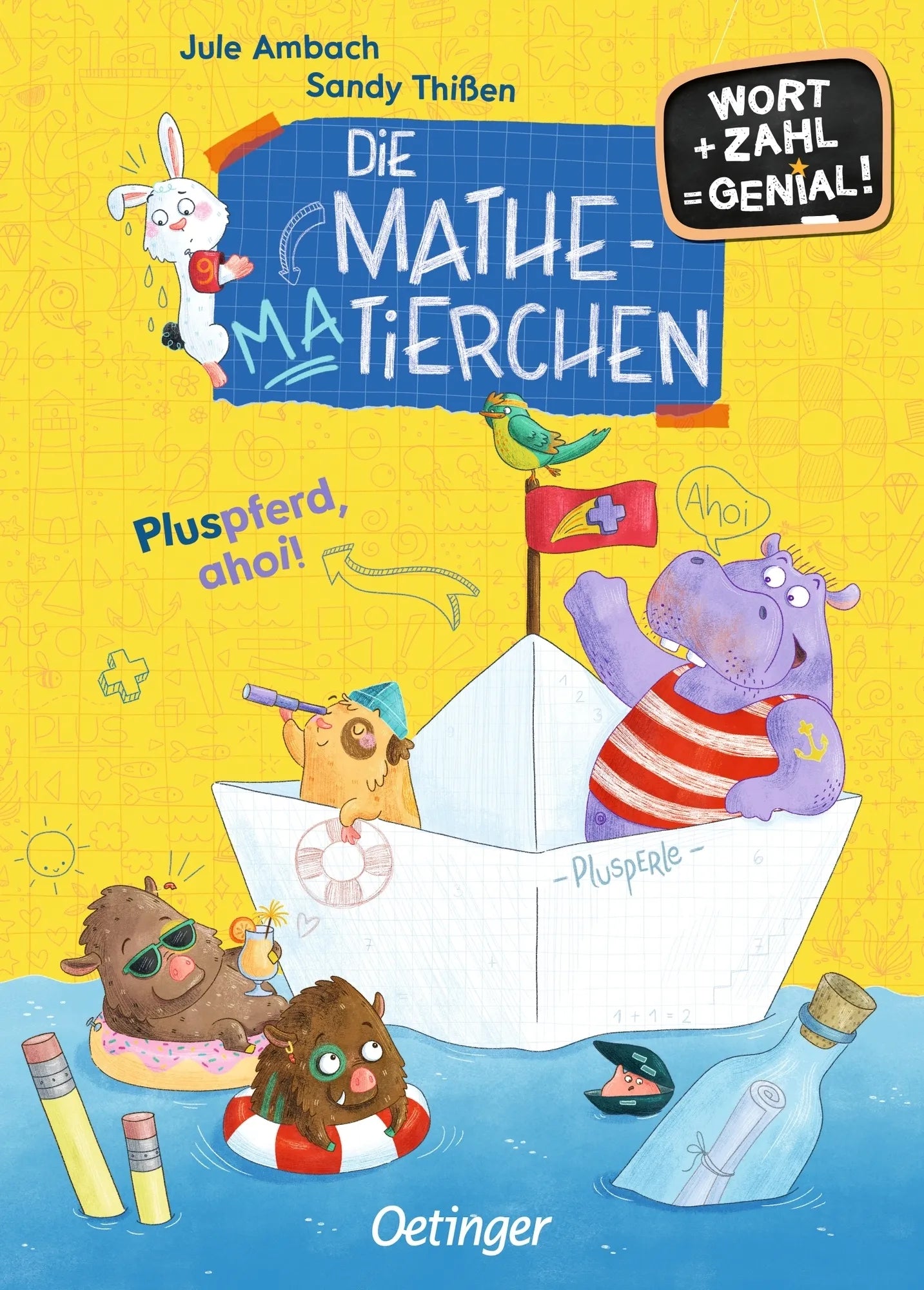 Buchcover von 'Die Mathematierchen. Pluspferd, ahoi!' - Gebundene Ausgabe von Jule Ambach