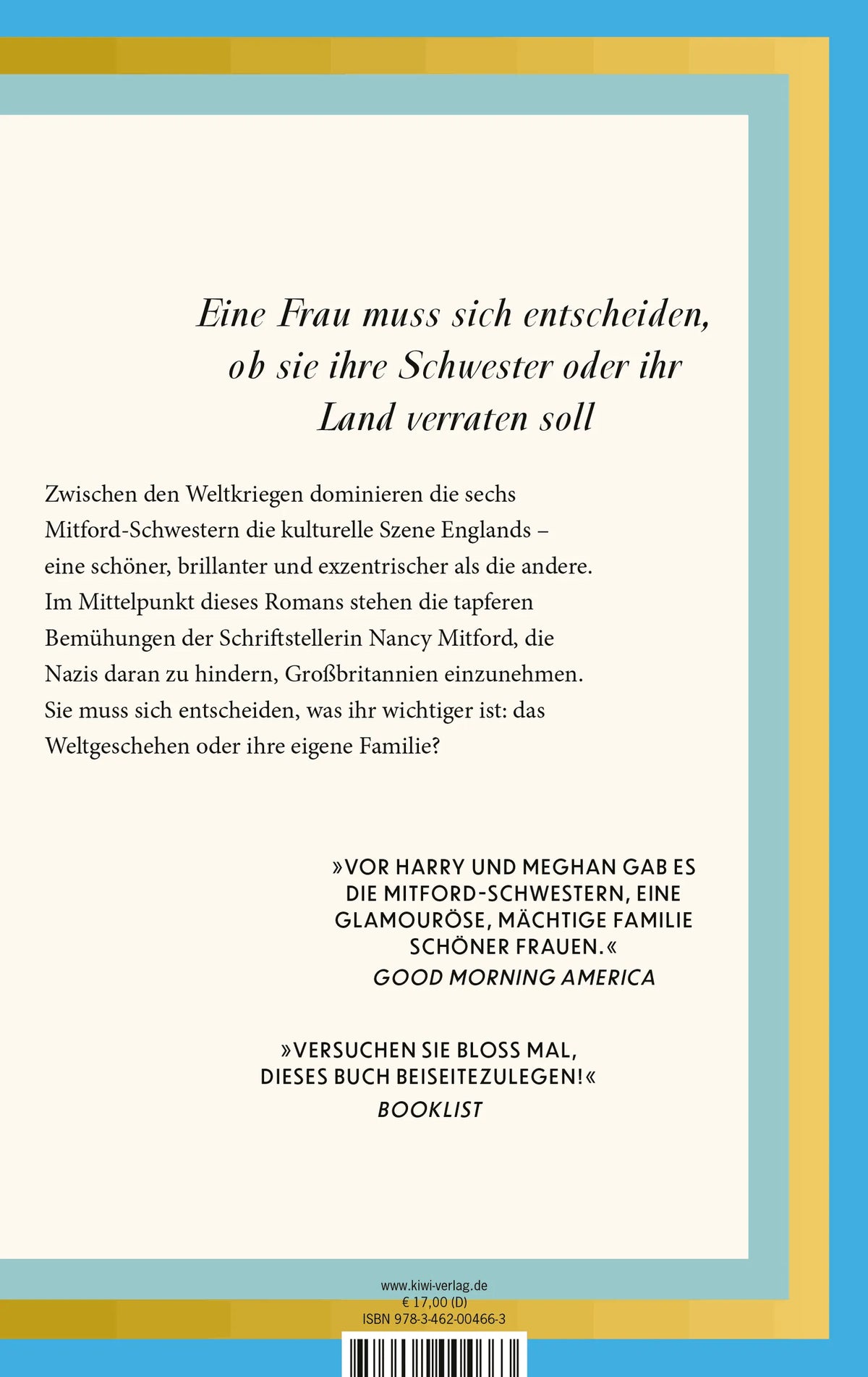 Rückseite: Die Mitford Schwestern (Paperback)