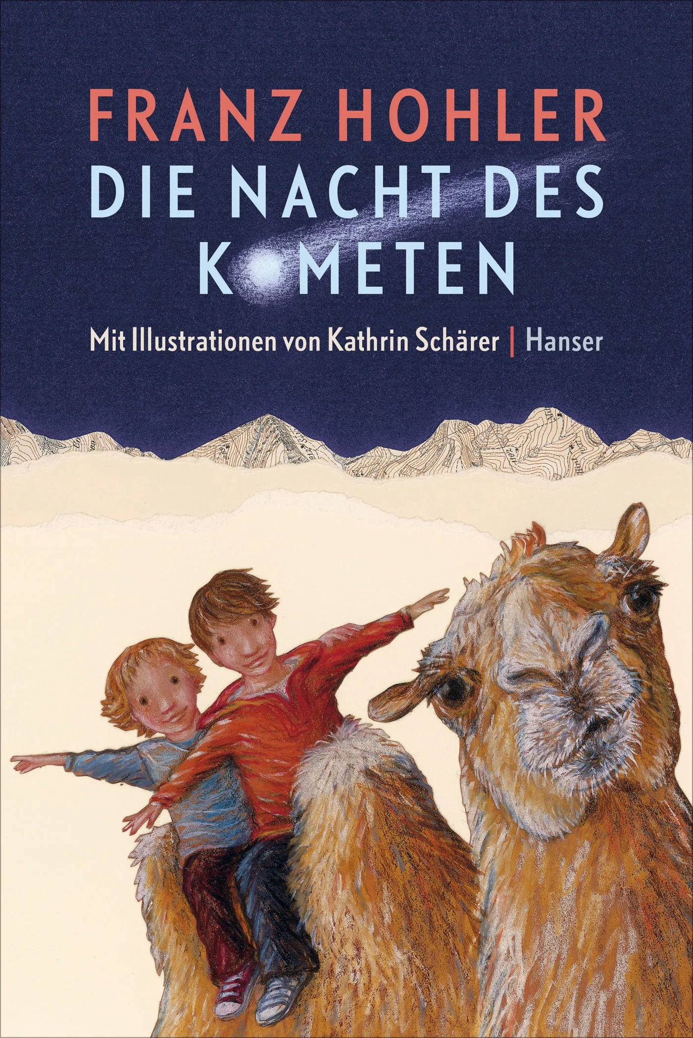 Buchcover von 'Die Nacht des Kometen' - Gebundene Ausgabe von Franz Hohler