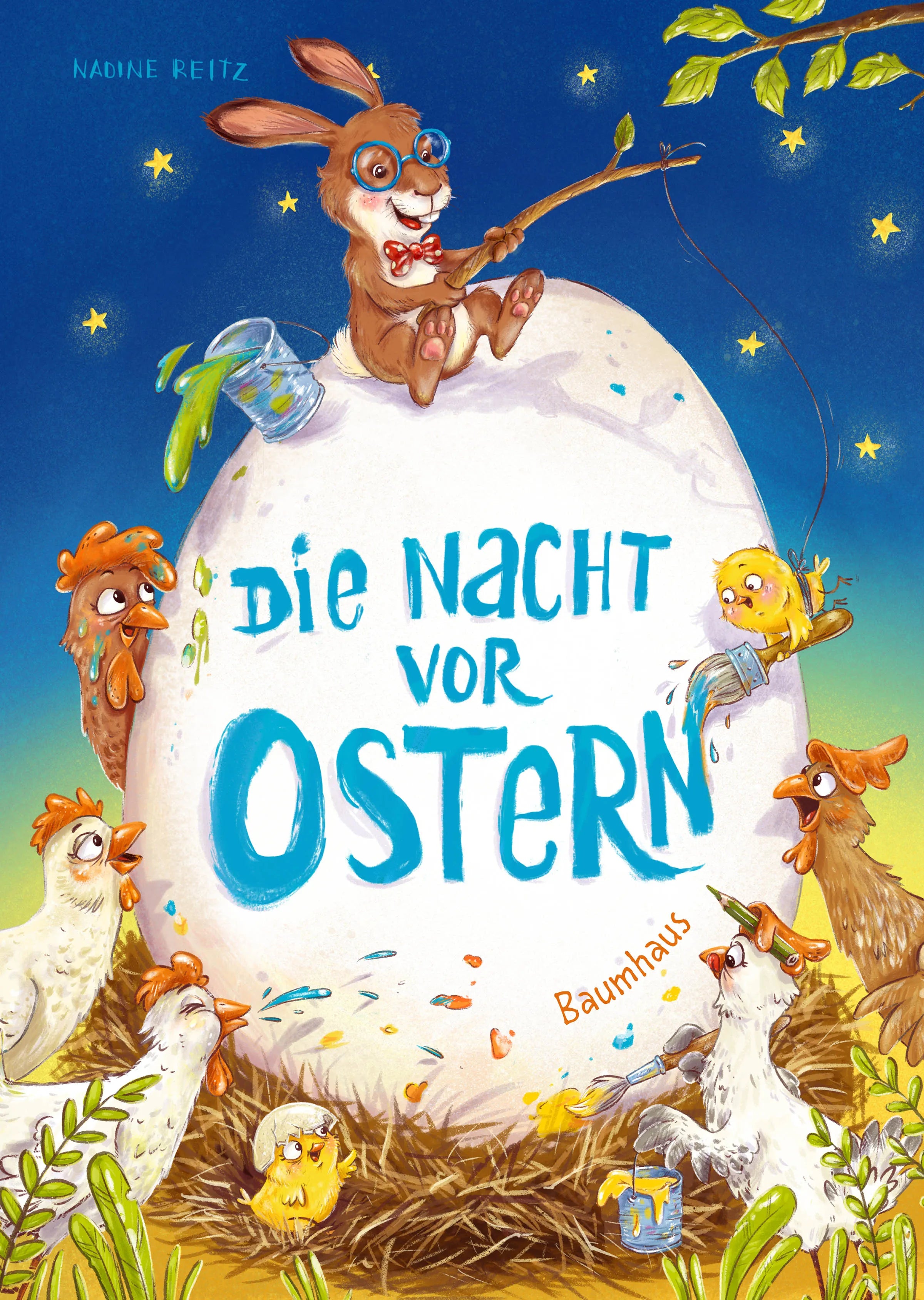 Buchcover von 'Die Nacht vor Ostern' - Gebundene Ausgabe von Nadine Reitz
